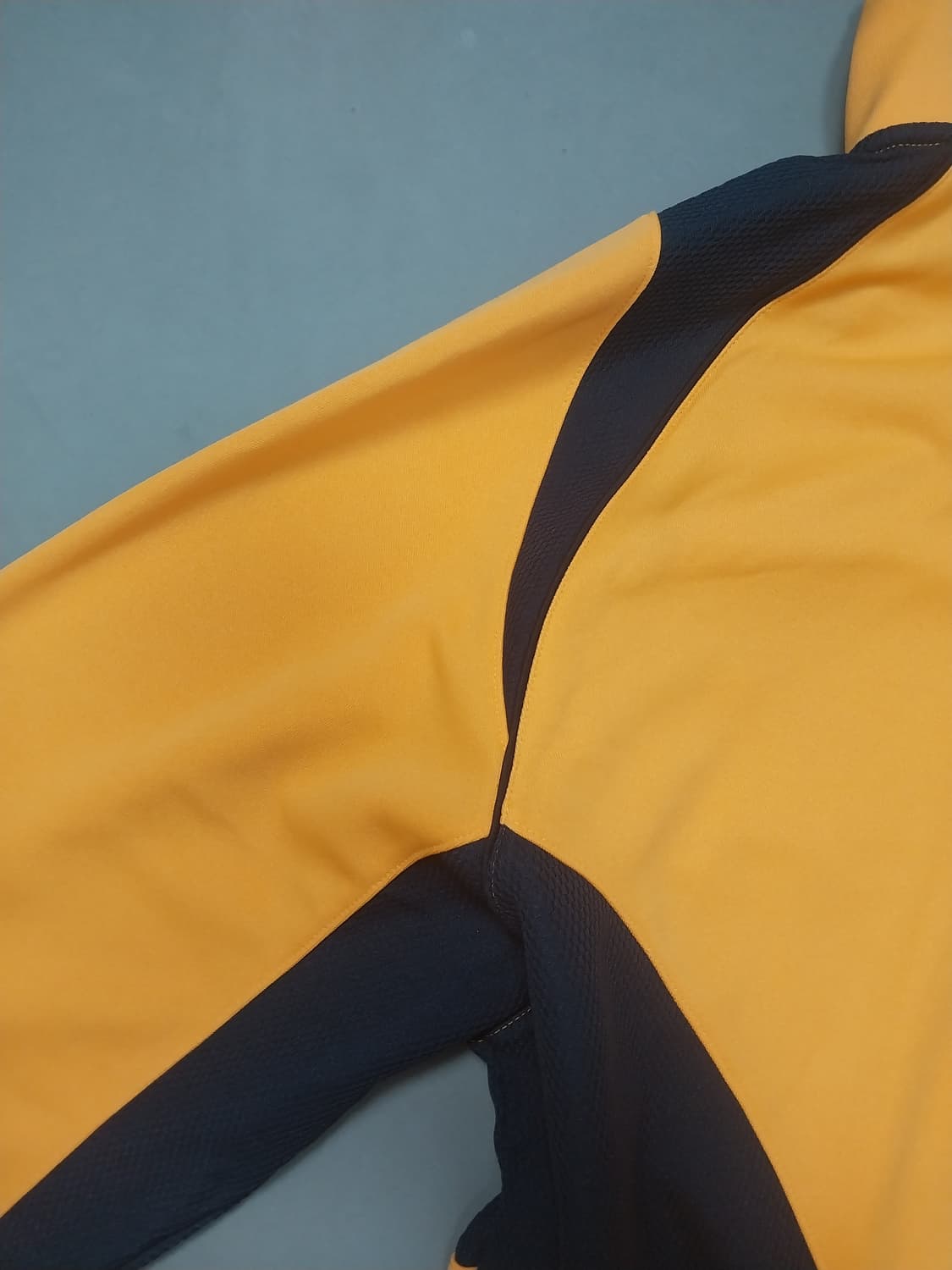 [2XL] 엄브로 오렌지 네이비 배색 저지 트랙탑 자켓 상품이미지8