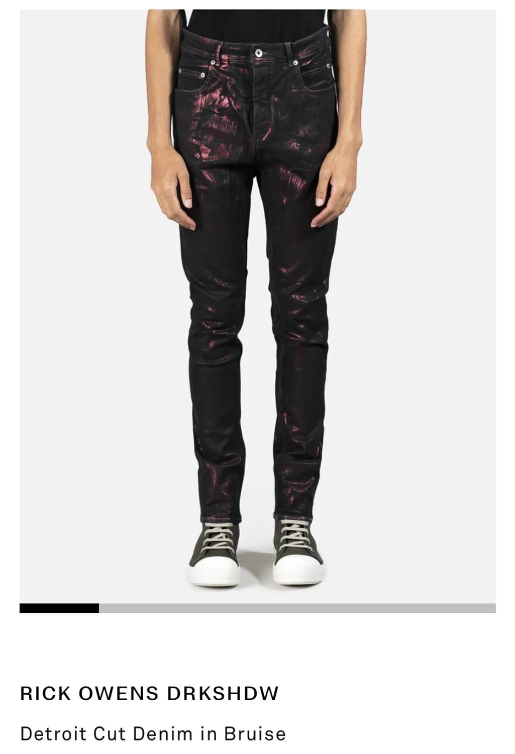 릭오웬스 20fw 디트로이트컷 데님 상품이미지7