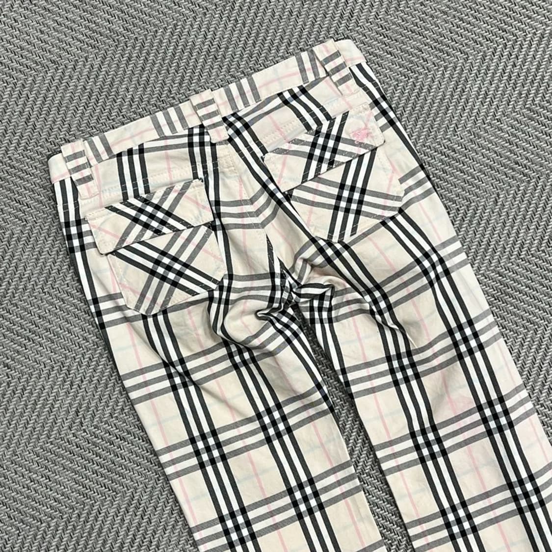 버버리 런던 블루라벨 체크 팬츠 v0944 상품이미지4