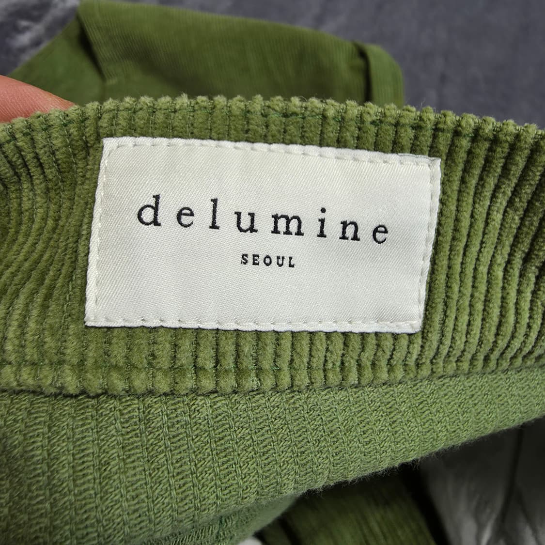 (6)여성 delumine 코듀로이 와이드 팬츠 상품이미지4