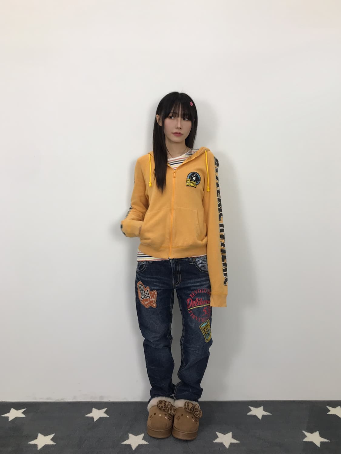 'Hysteric Glamour' Side Logo Hoodie Zip 상품이미지2