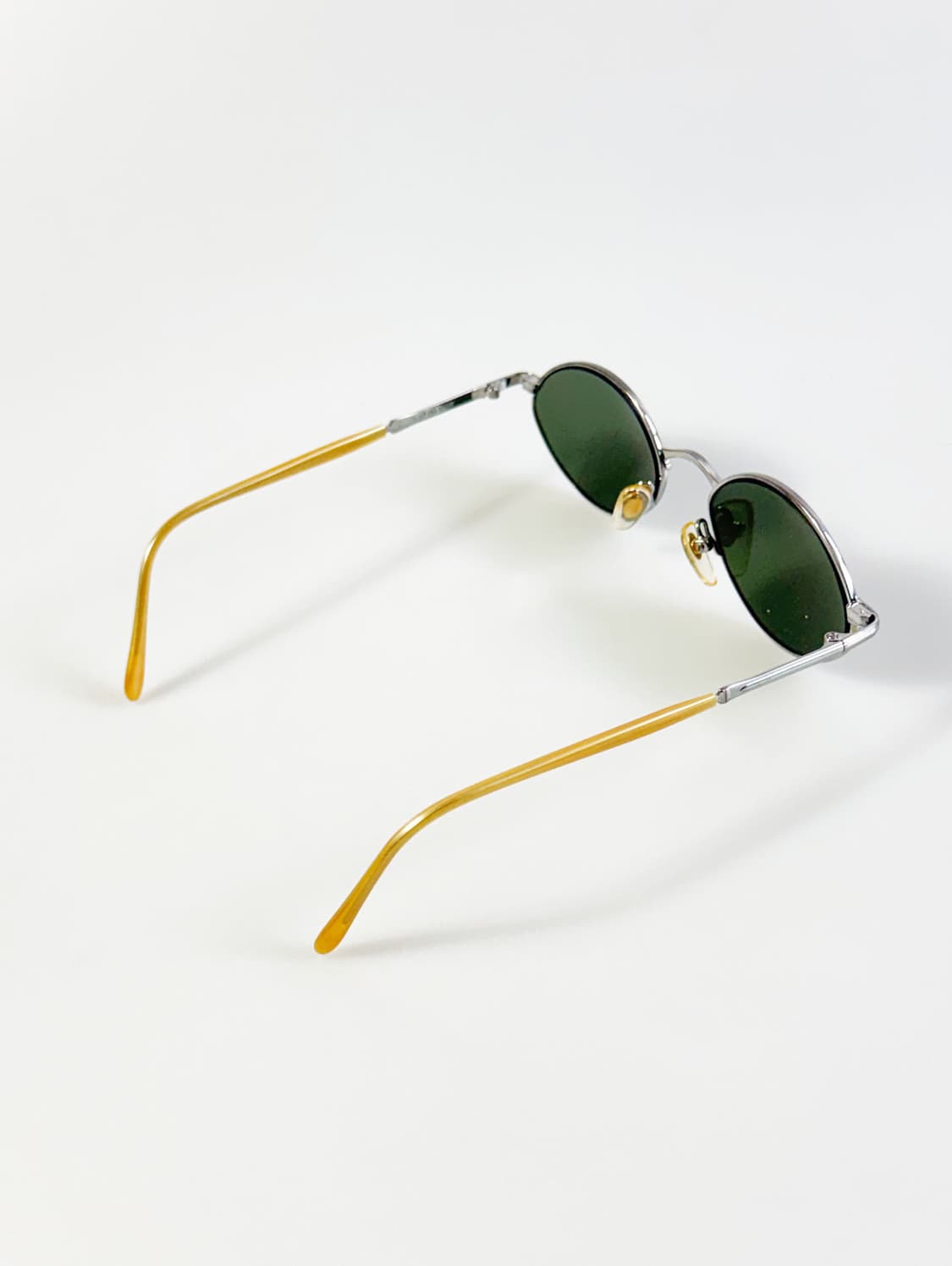90s NELLY 실버 슬림 오벌 메탈 빈티지 선글라스 상품이미지4