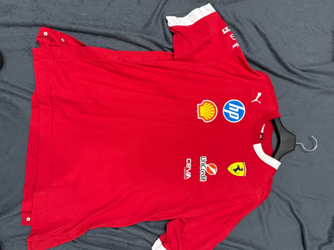 [XL] 2025 f1 푸마 스쿠데리아 티셔츠레드 상품이미지1