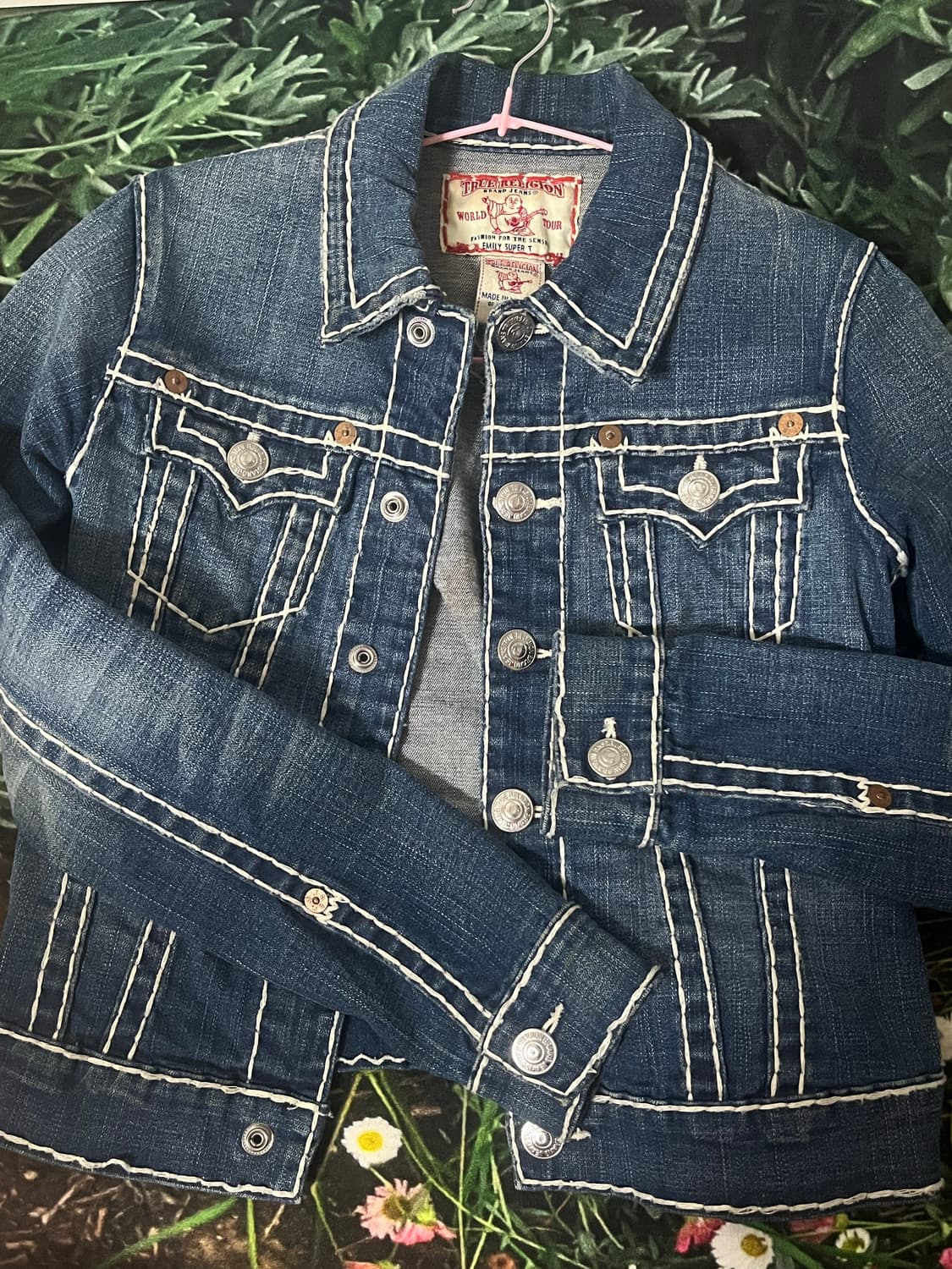 [True Religion] 트루릴리전 청자켓 xs 상품이미지1