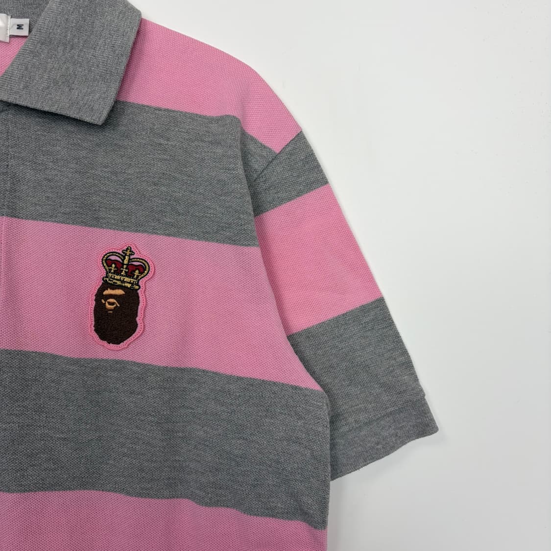 베이프 로고 카라 티셔츠 상품이미지4