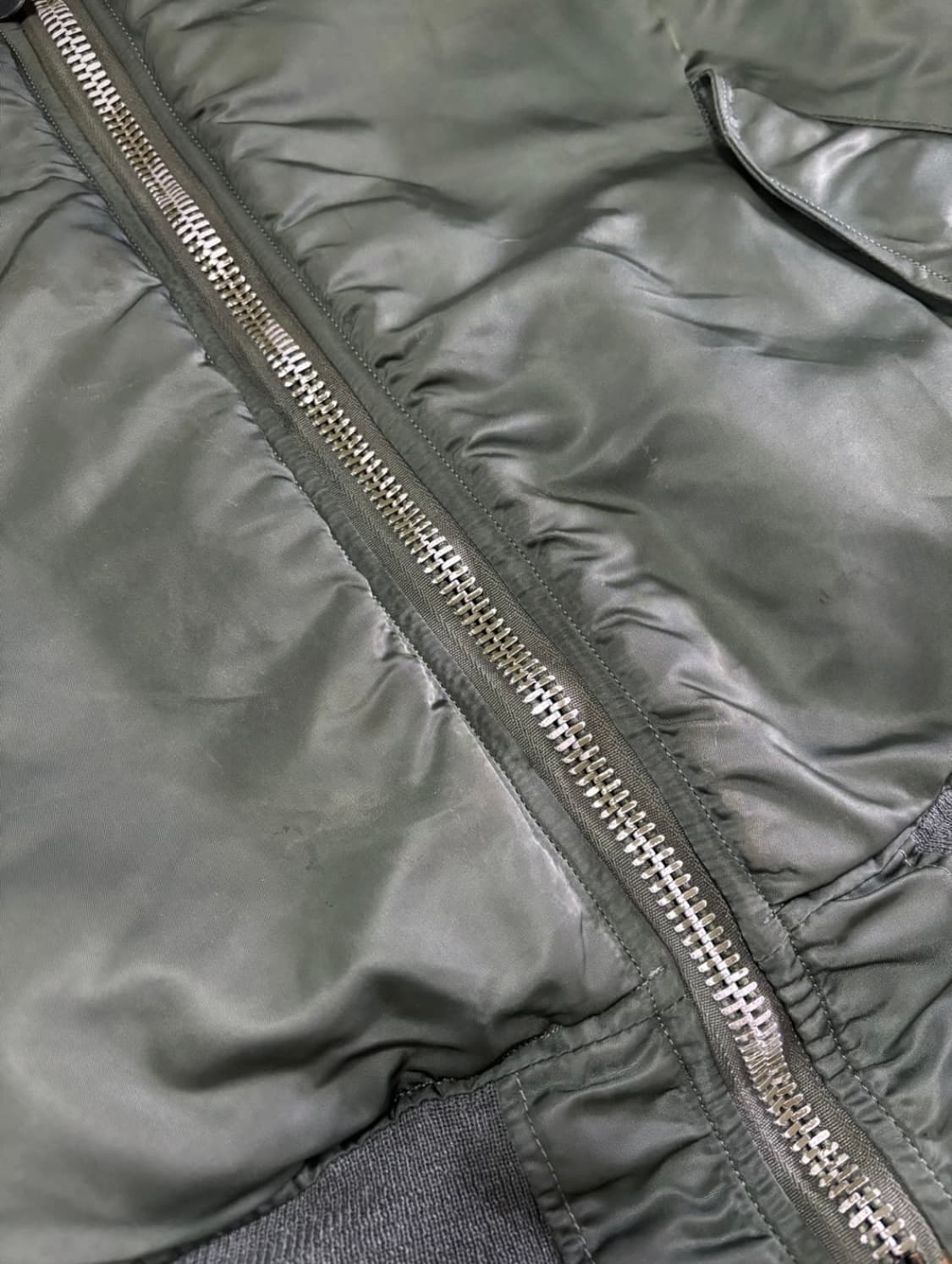 70년대 오리지널 빈티지 ma-1 E타입 XL 상품이미지6