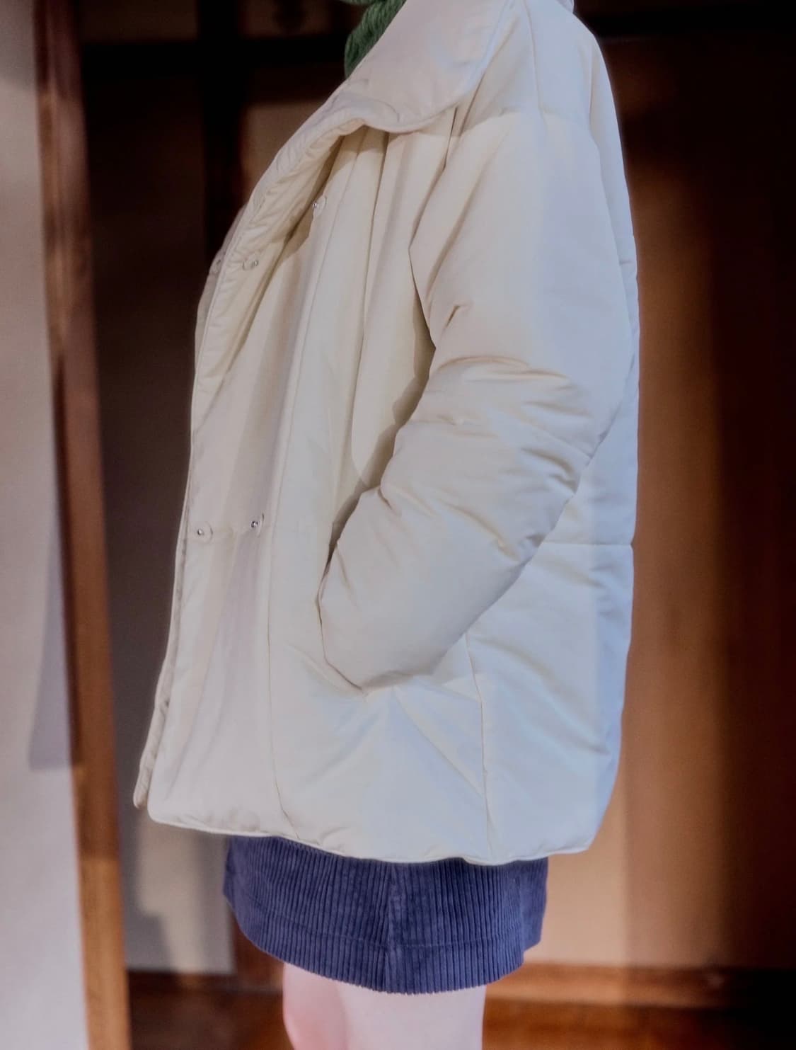 (정품/새상품) MIJEONG PARK 여성 크림 패디드 푸퍼 자켓 상품이미지6