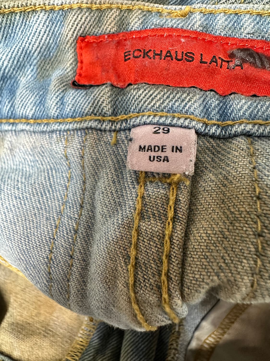 Eckhaus latta 와이드 레그 진 상품이미지3
