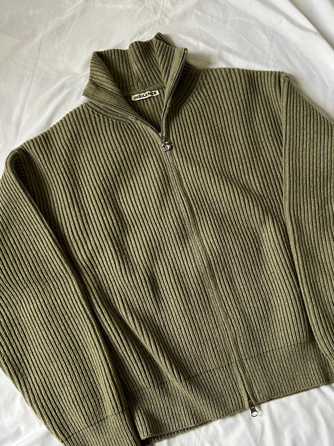 [M] 인사일런스 캐시미어 집업 스웨터 상품이미지3