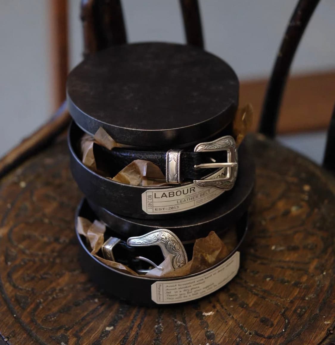 labour union 소가죽 웨스턴벨트 32사이즈 새상품 상품이미지2