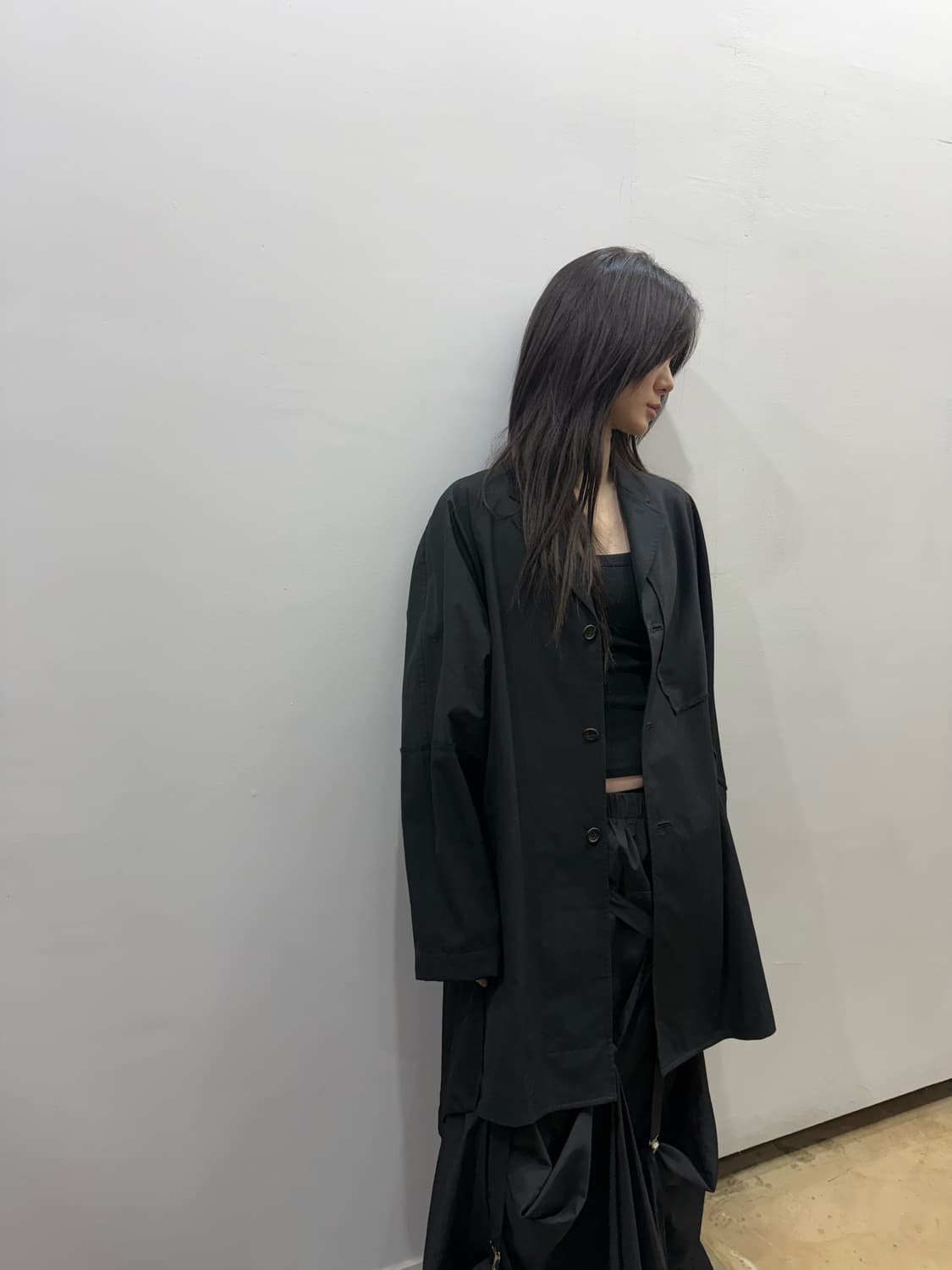 꼼데가르송 트리콧 아카이브 오버핏 패치 코트 상품이미지5