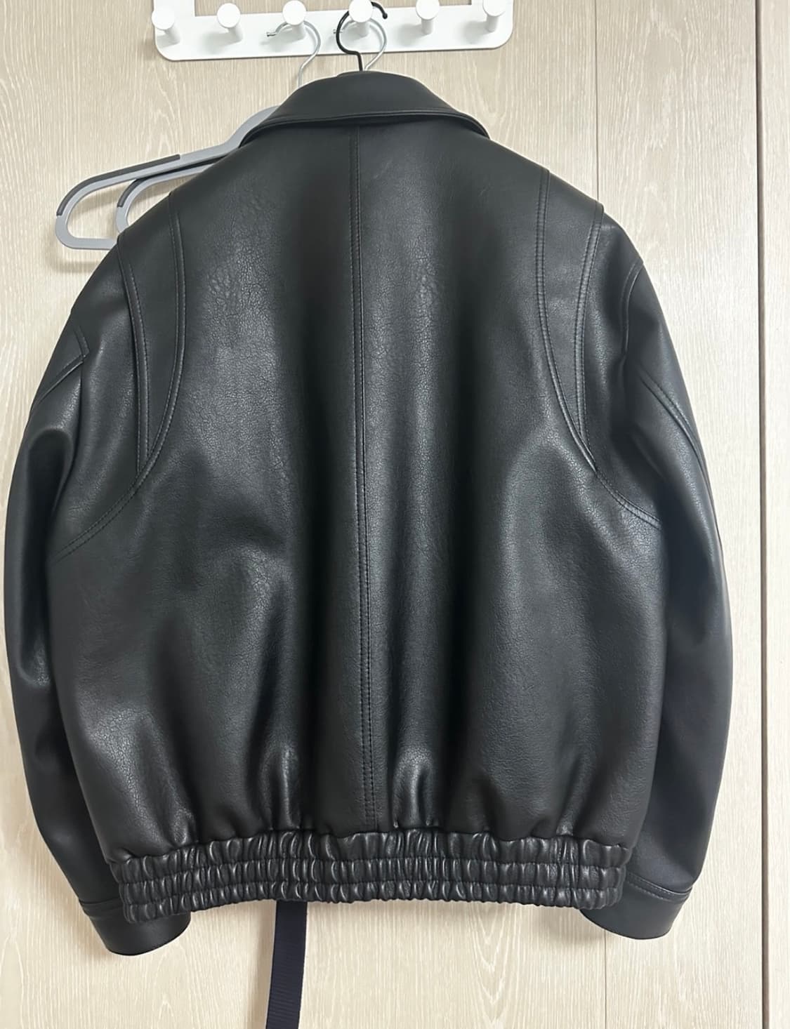 파브레가 비콘 파이핑 레더자켓(블랙) 2사이즈 상품이미지3