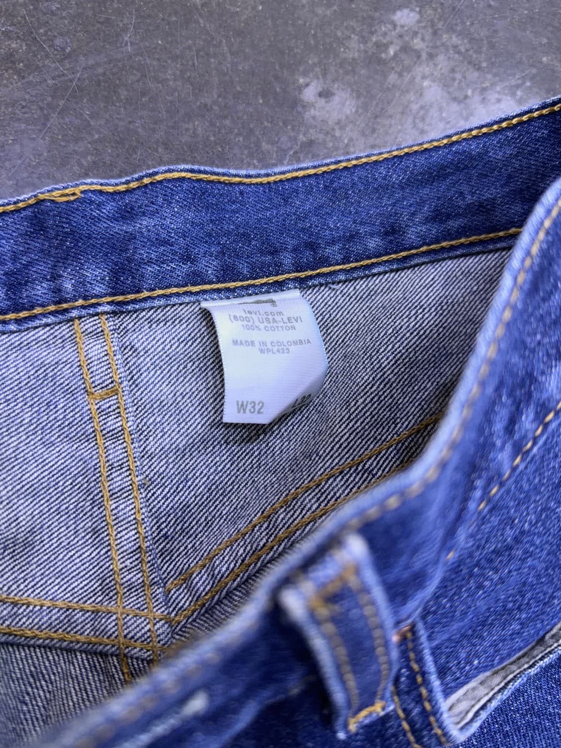 리바이스 501 00's 레귤러핏 지퍼 커스텀 데님팬츠 32 상품이미지9