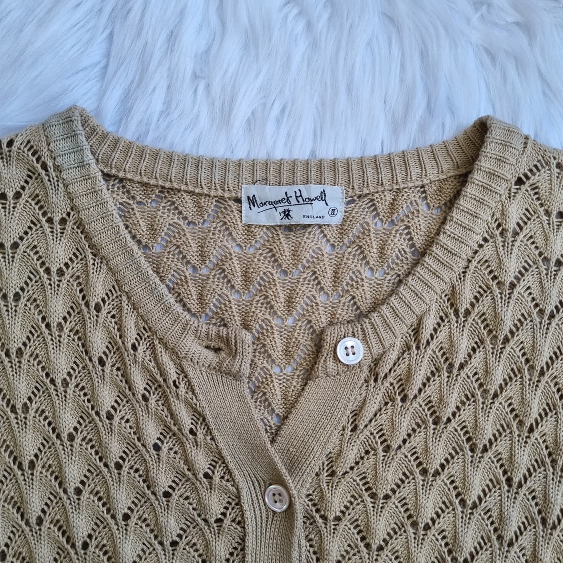 마가렛 호웰 리프 패턴 니트 가디건 1954 상품이미지3