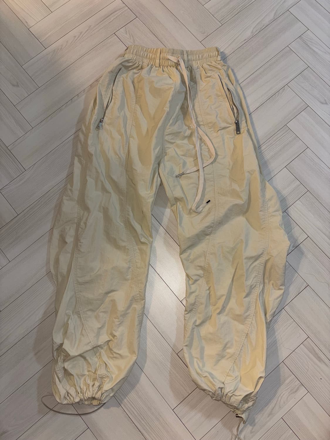 아이보리 벌룬 바스락 팬츠 상품이미지1