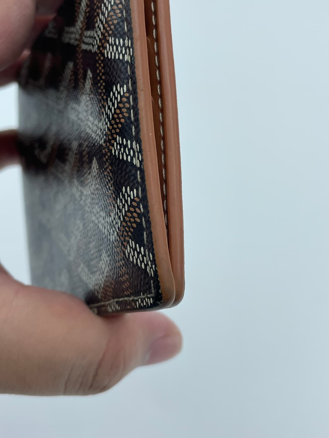 [ 정품 ] 고야드 빅투와르 반지갑 블랙 탄, 최저가 상품이미지8