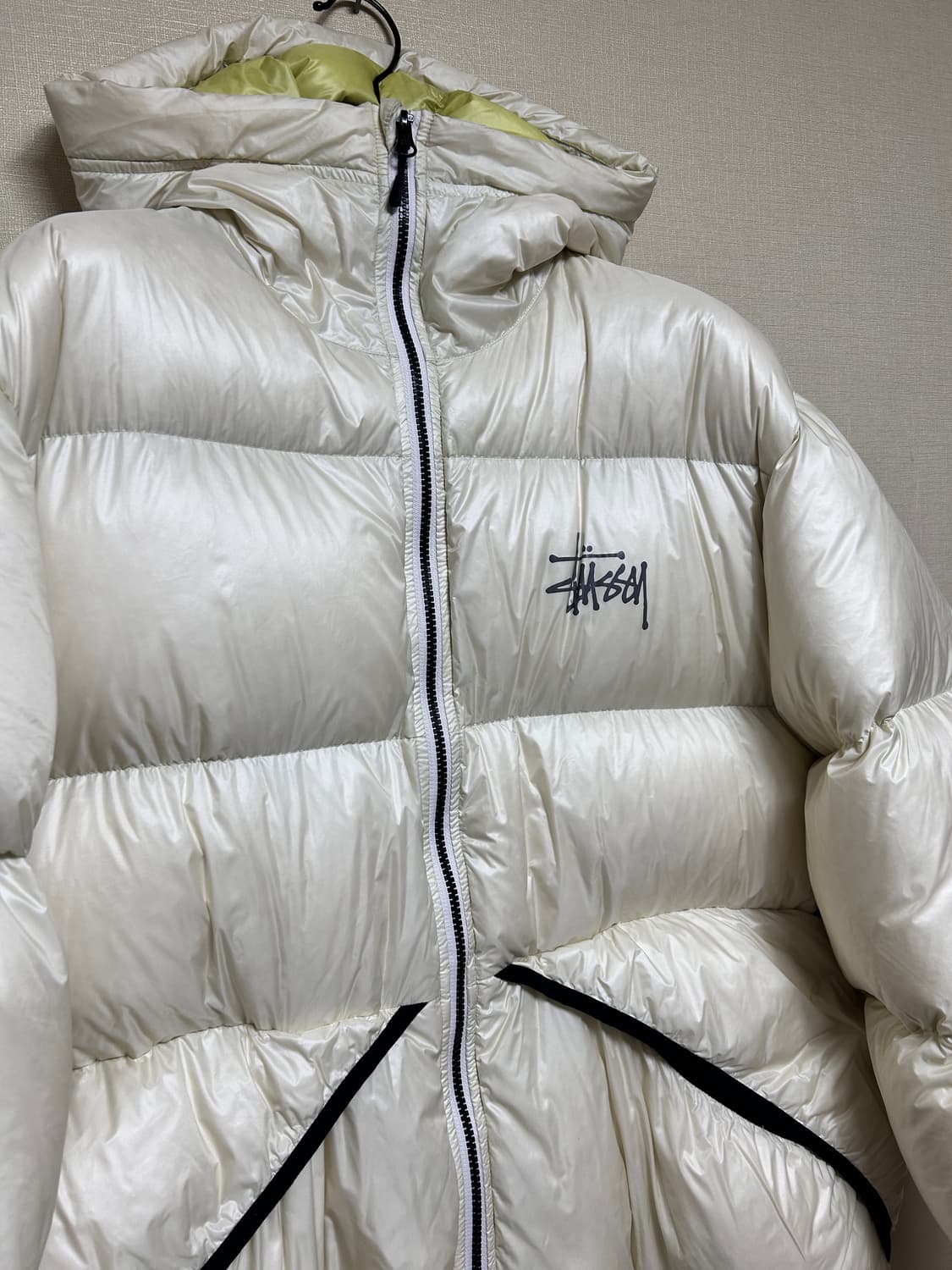 [XL] 스투시 마이크로립스탑 푸퍼 다운 화이트 본 상품이미지4