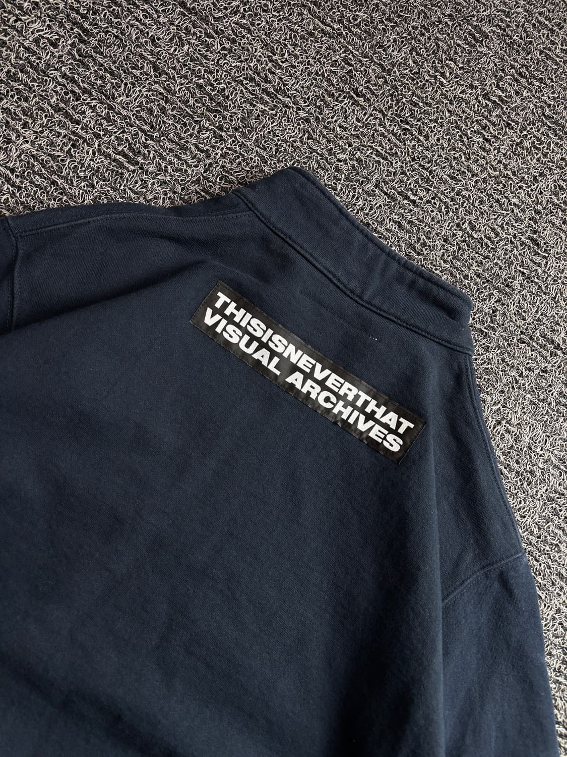 디스이즈네버댓 해비코튼 사이드로고 하프 집업 3600 상품이미지6