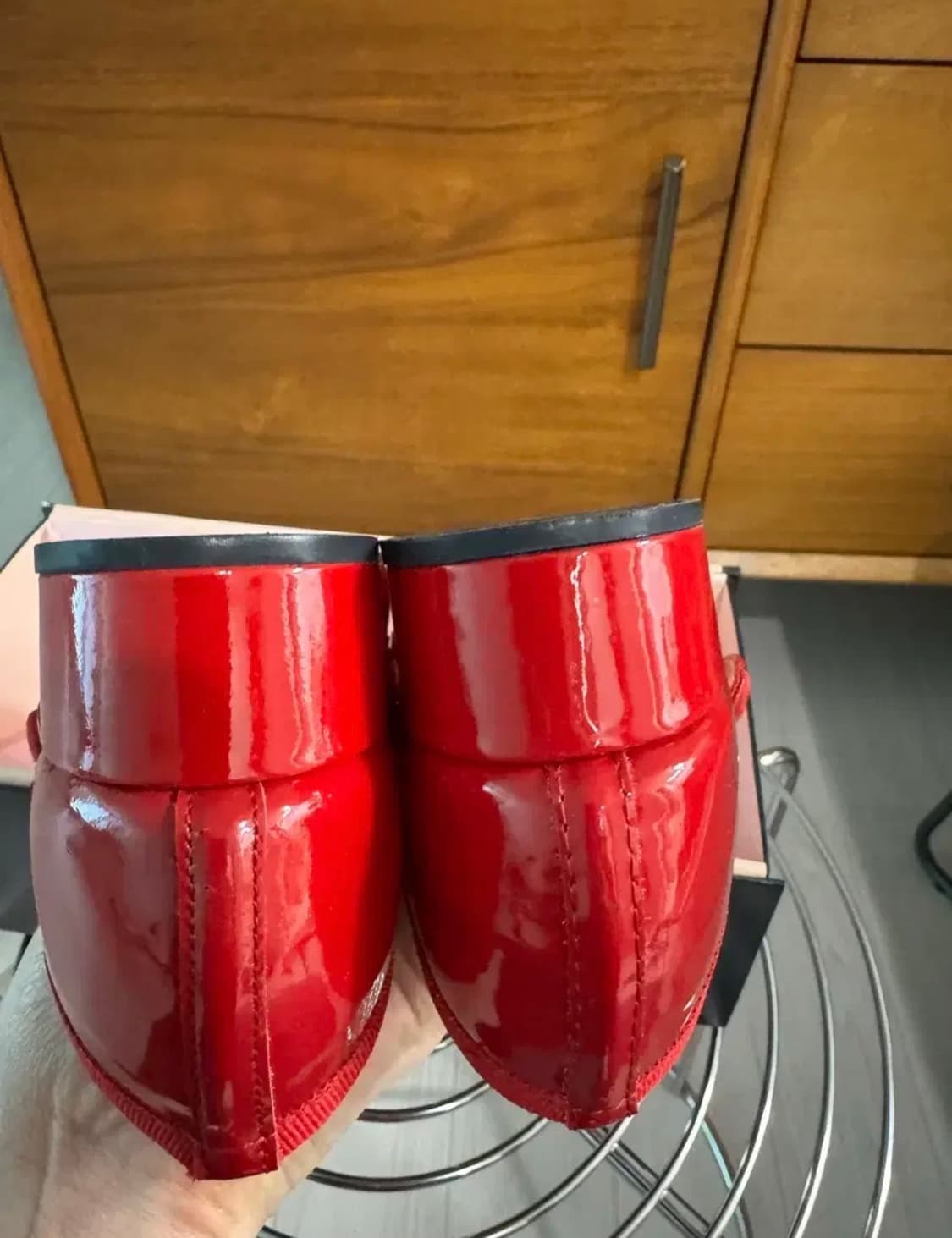 레페토 메리제인 플랫슈즈 (로즈) 레드 38 상품이미지5