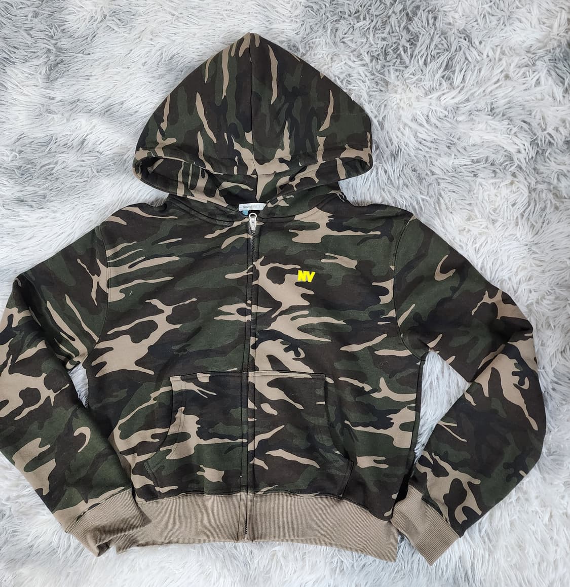 나비버스 럭키 카모 집업 후드티 상품이미지2