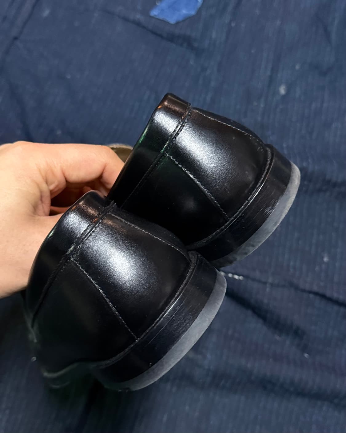 그라더스 로퍼 01 레더 블랙 43 상품이미지4