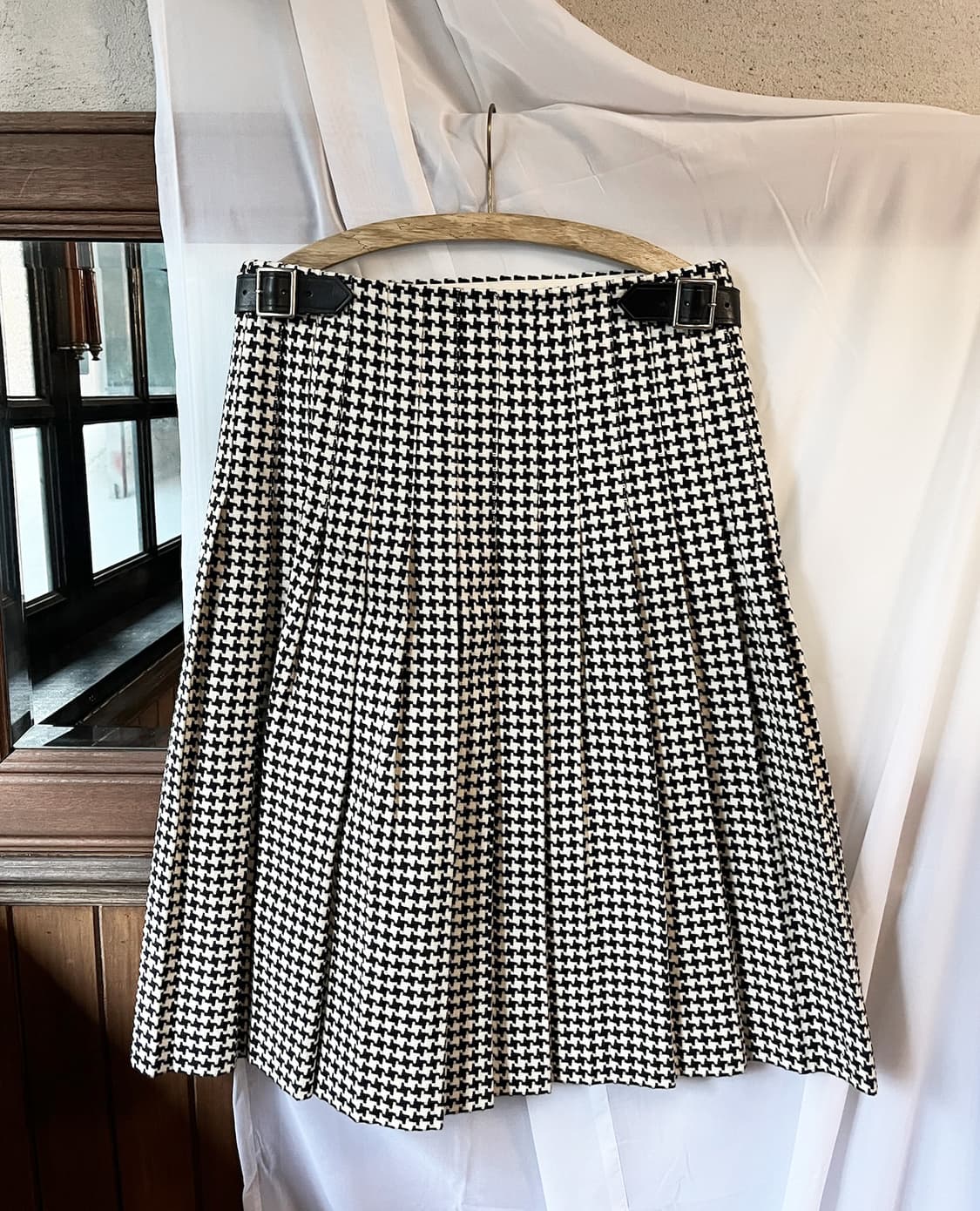 COMME DES GARCONS buckle wrap wool skirt 상품이미지5