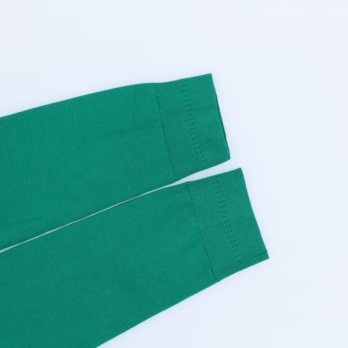 M 타미힐피거 라운드 코튼 얇은 니트 그린 4176 상품이미지4