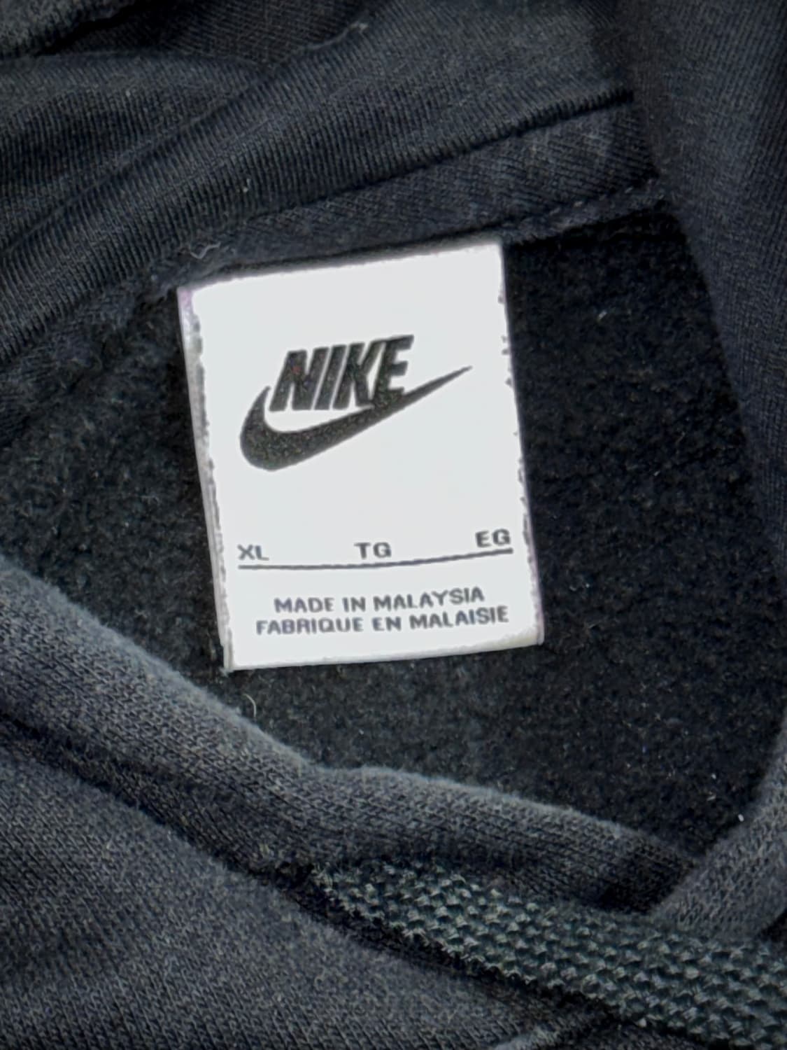 나이키 스우시 스몰 로고 후드티 XL 상품이미지4