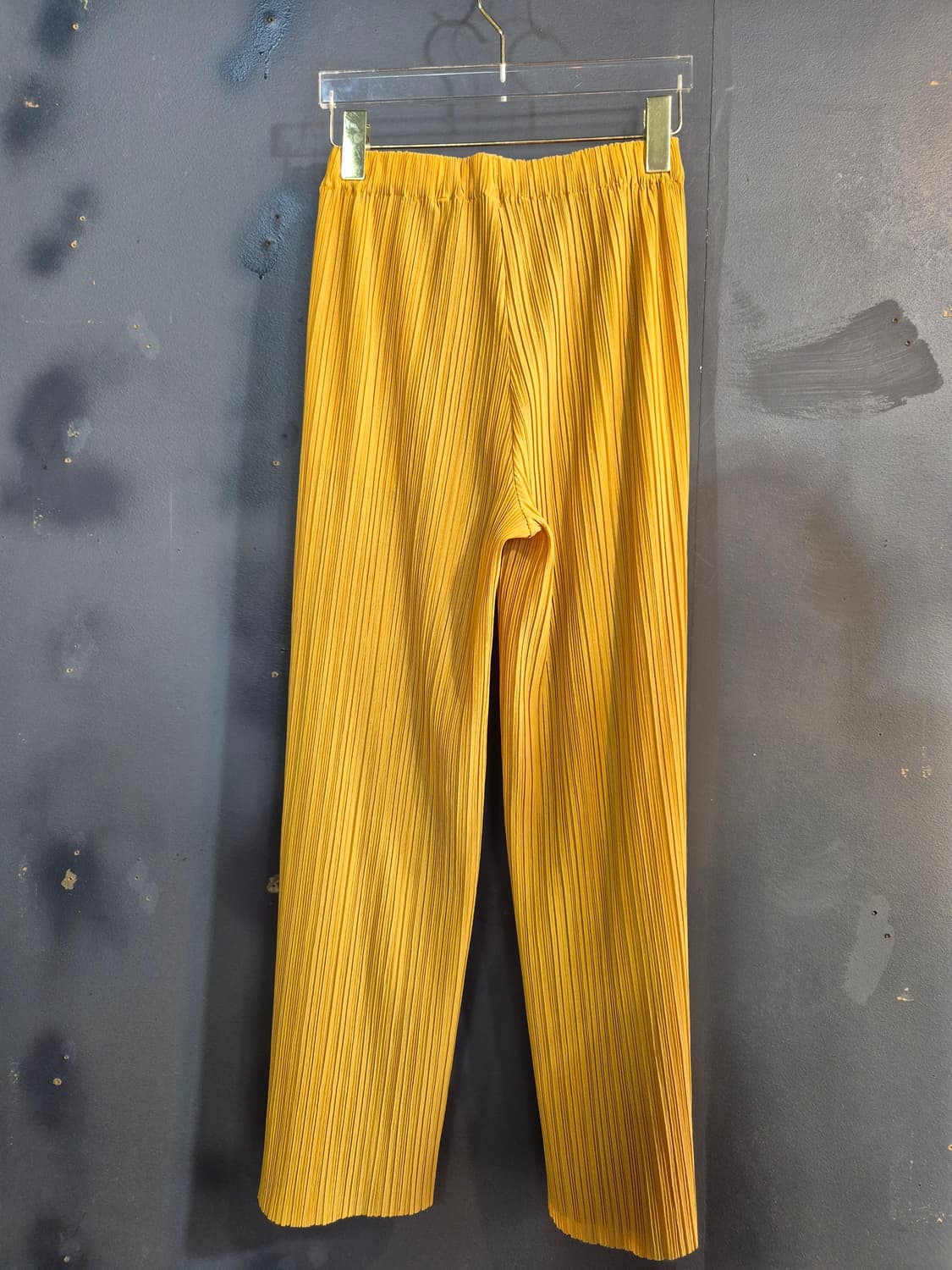 겨자색 플리츠 바지 55 66 상품이미지2