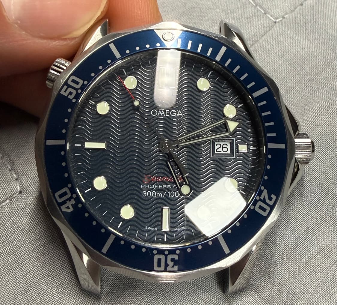 오메가 씨마스터 300 2세대 쿼츠 청판 41mm 상품이미지2