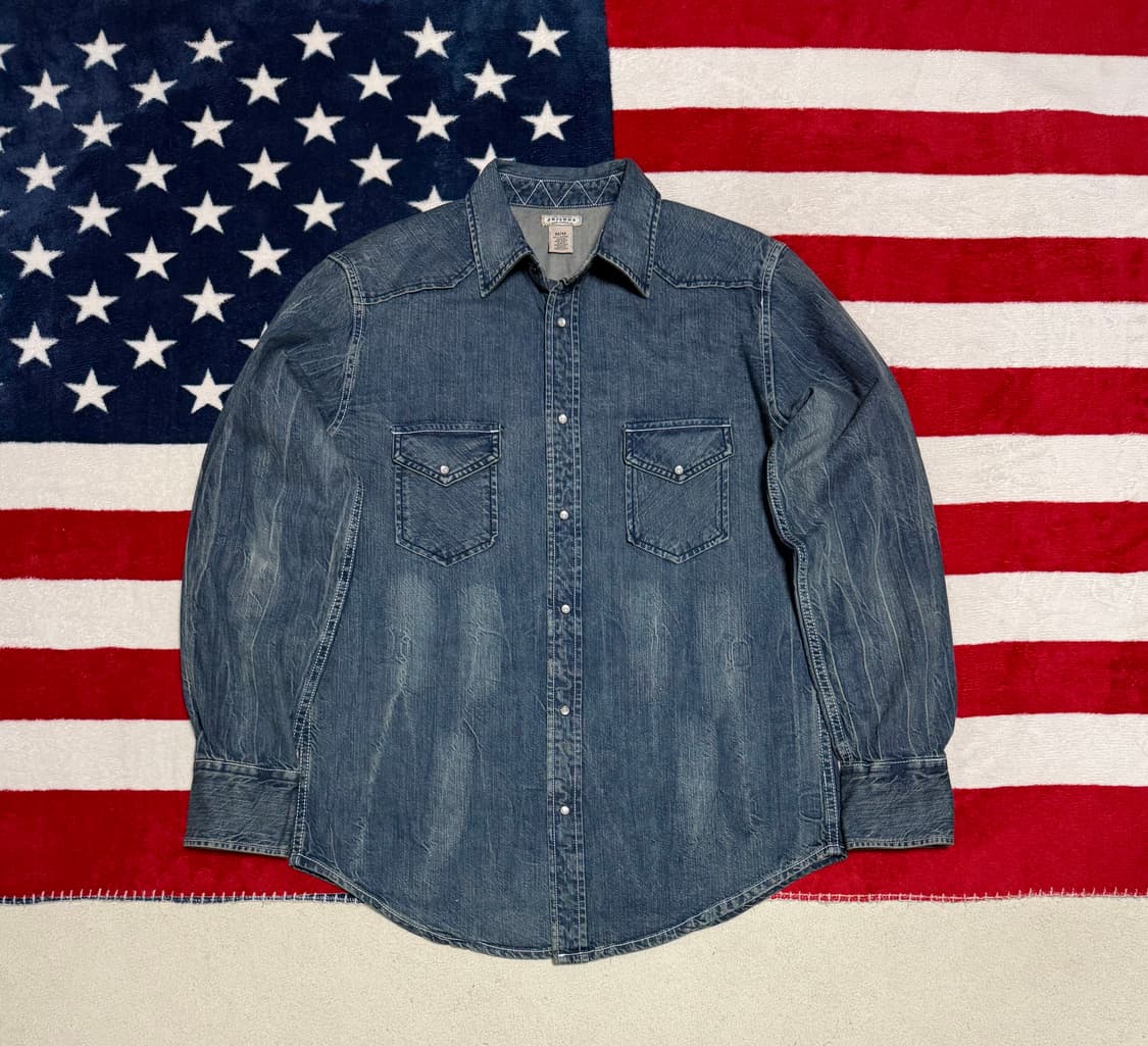 Arizona Jean Company 데드스탁 헤비데님 웨스턴셔츠 빈티지 상품이미지1