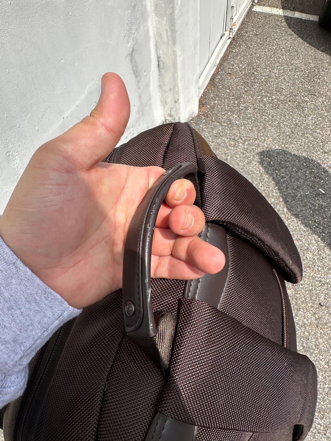 샘소나이트 브라운 비즈니스 백팩 가방 상품이미지7