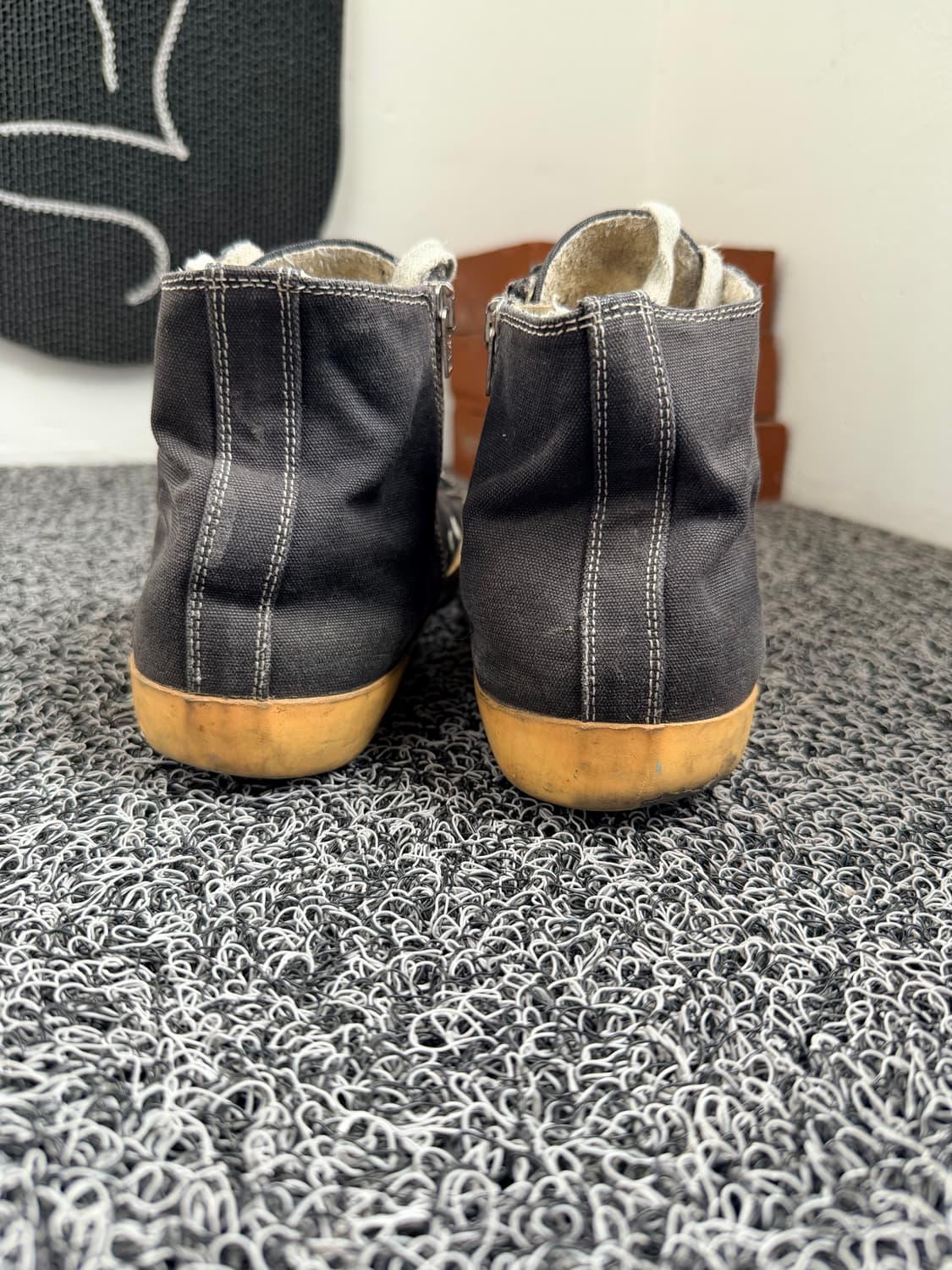 골든구스 프란시 블랙 캔버스 하이탑 상품이미지7