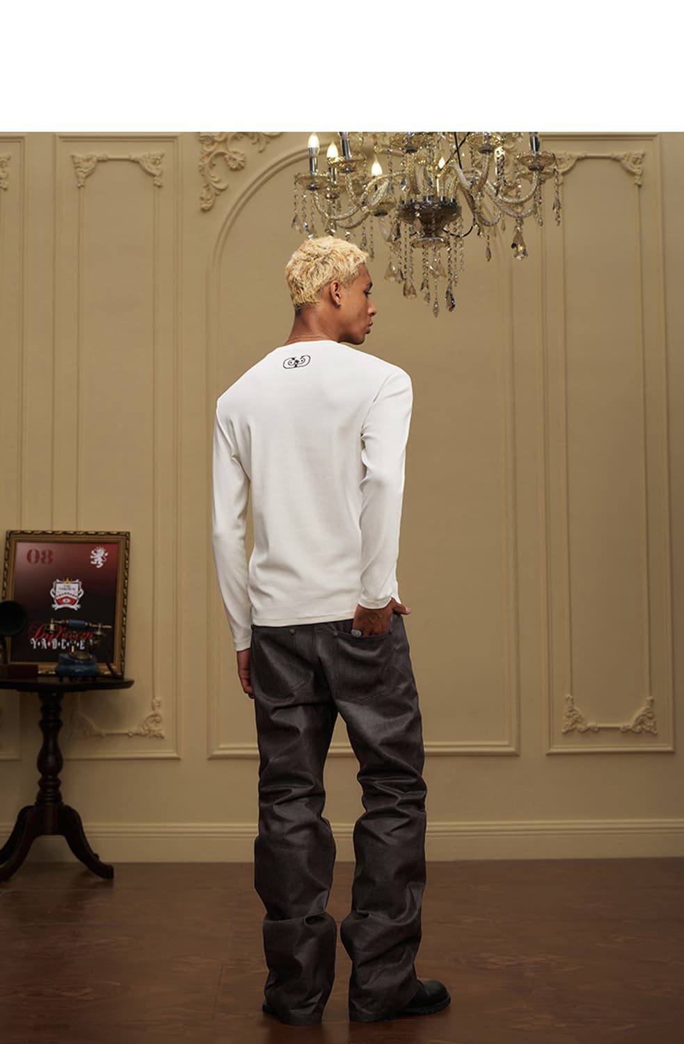 YADcrew 왁스 코팅 스트레이트 팬츠 (2color) 상품이미지7