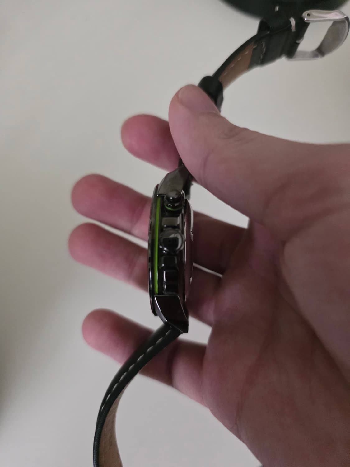 세이코 키네틱 가죽 시계 상품이미지5