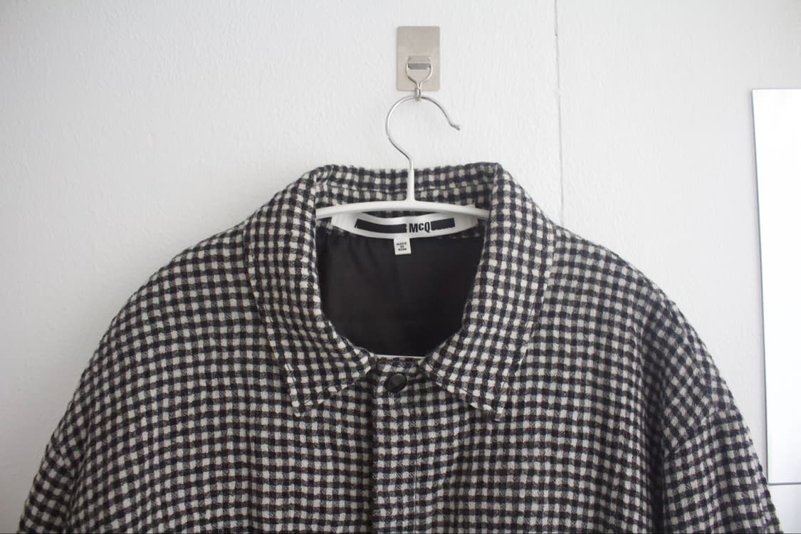 Alexander mcqueen mcq 체크 울 봄버 자켓 상품이미지3