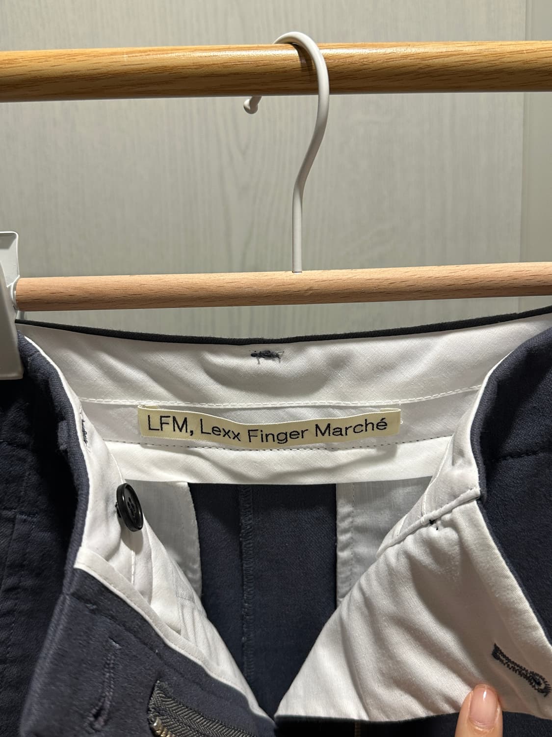 <엘에프엠 > Wide Leg Cotton Trouser (Gray) s 상품이미지6