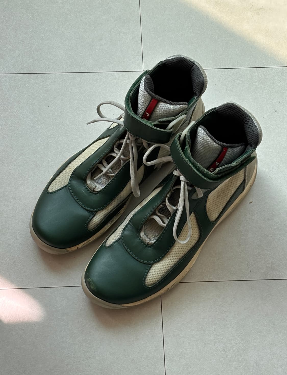 90s Prada Sport America’s Cup High Green 상품이미지1