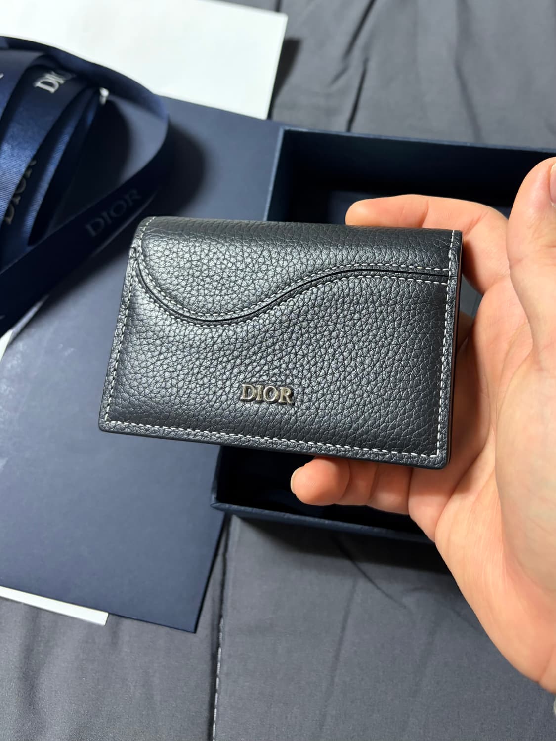 디올 새들 비즈니스 카드지갑 상품이미지1