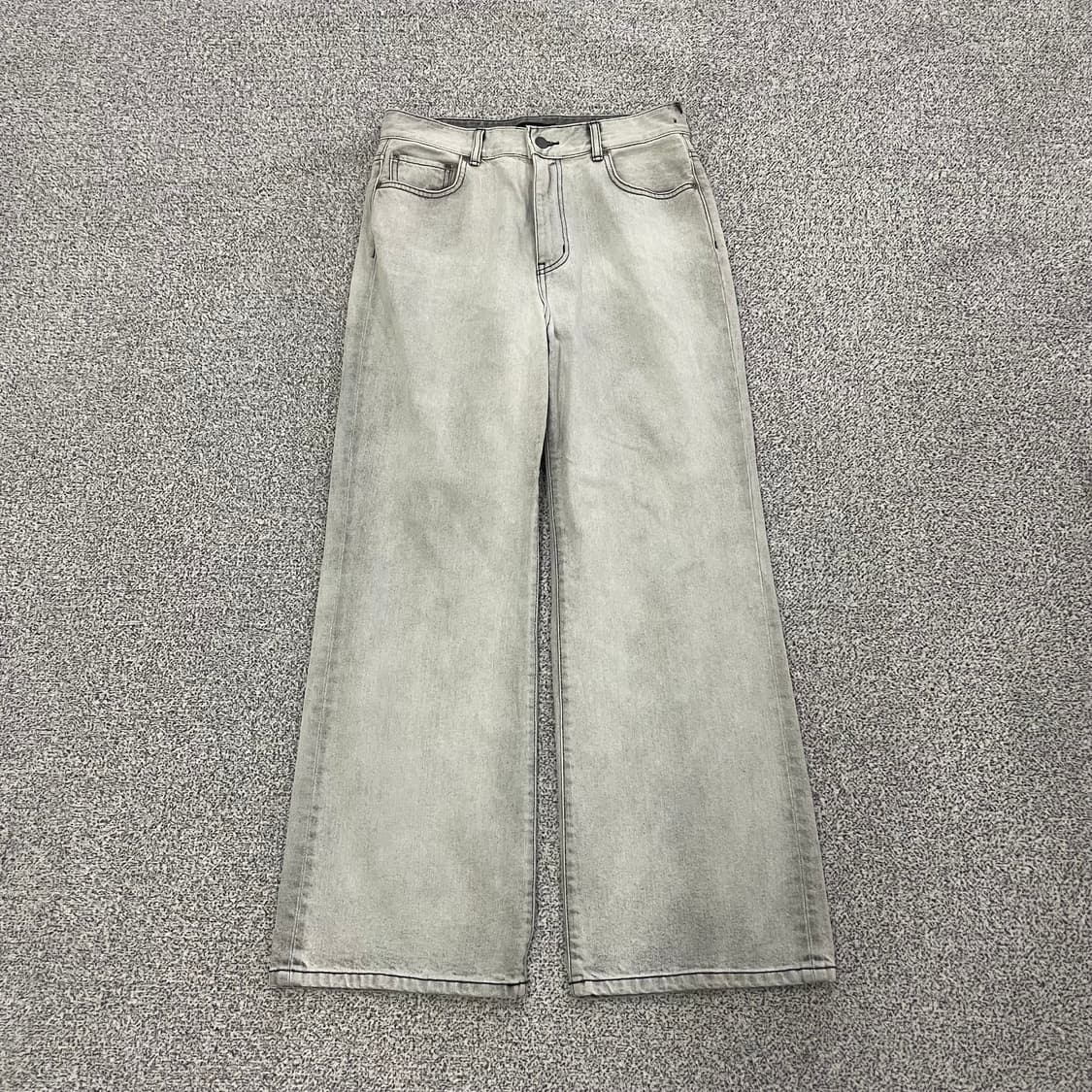 오르 그레이 세미 와이드 데닌팬츠 0126HS1 상품이미지1