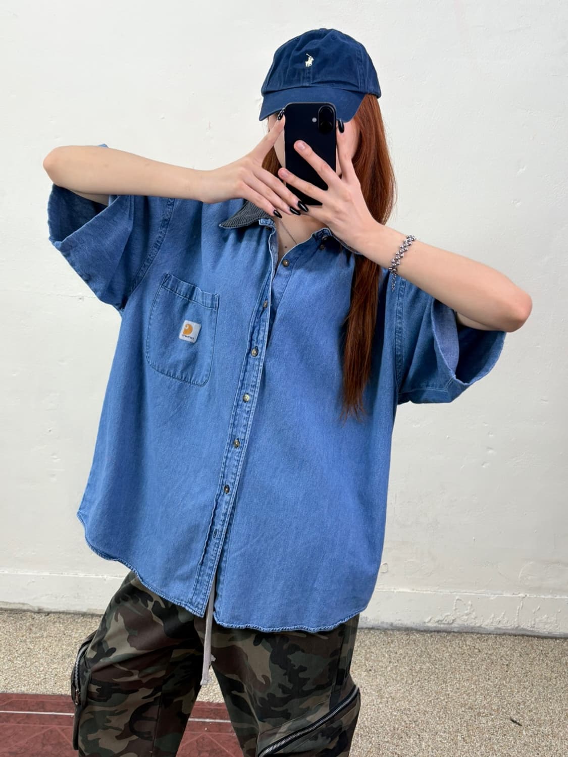 칼하트 데님셔츠 XL 상품이미지2