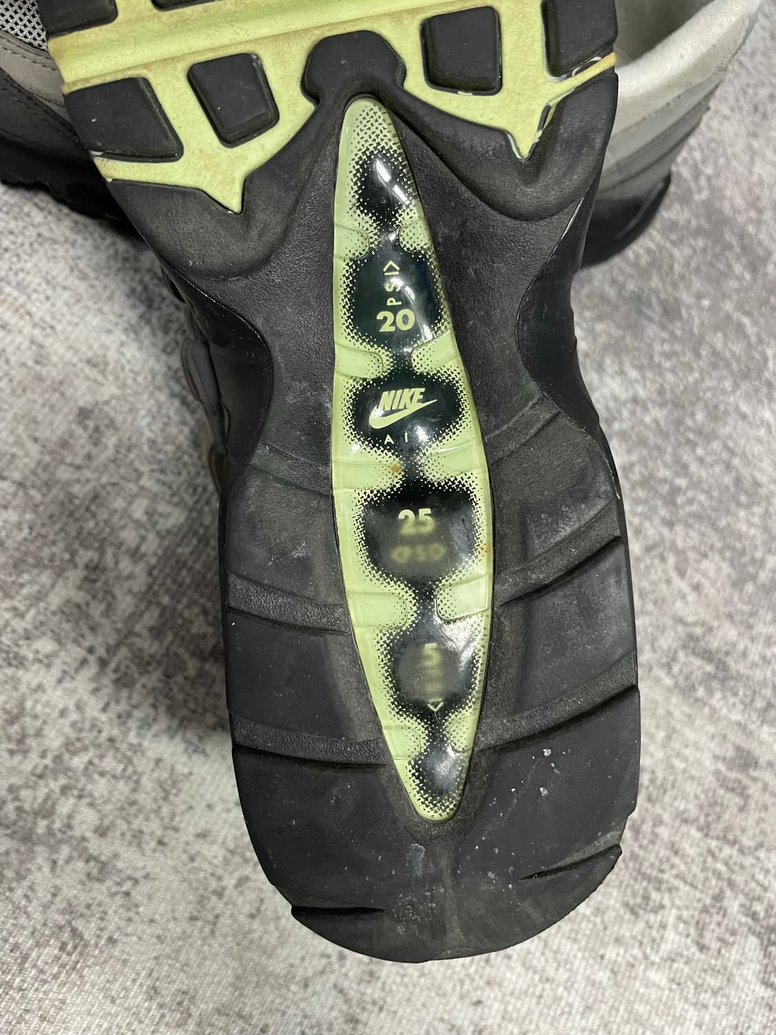 Vintage NIKE AIR MAX95 프레쉬 민트 상품이미지4