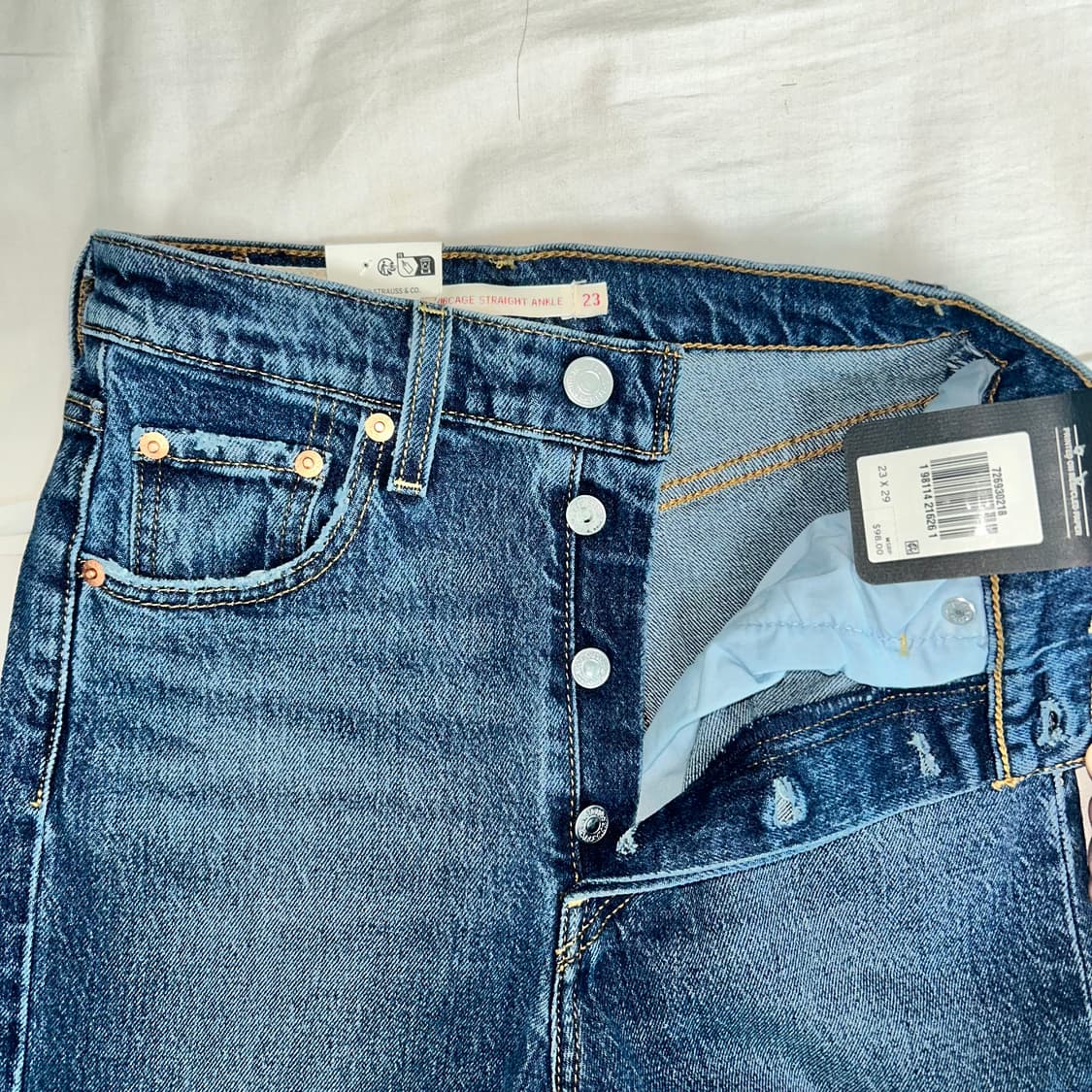 리바이스 립케이지 여성 청바지 23x29 새상품 상품이미지4
