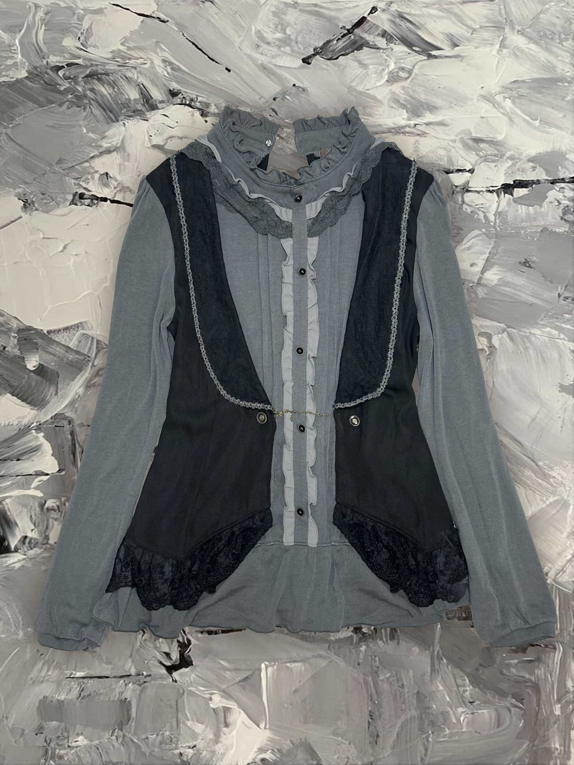 빈티지 공겜여주st 대장 블라우스 상품이미지1