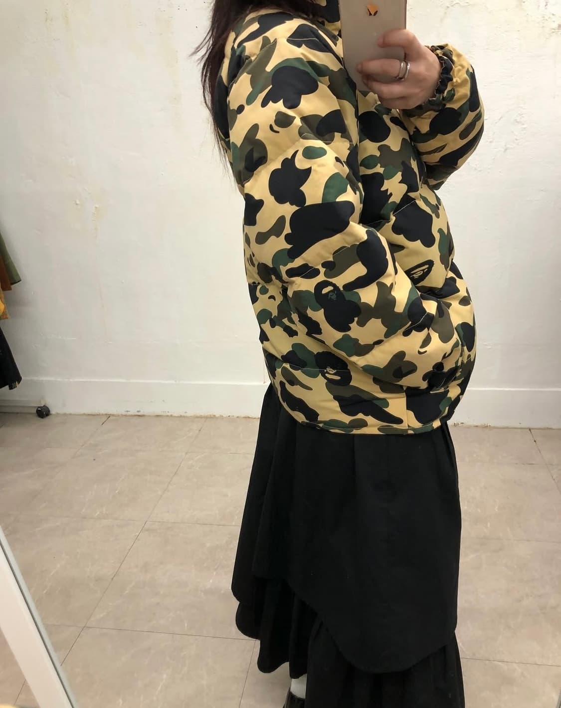 [무료배송]베이프 패딩 1st 카모 황계 상품이미지5