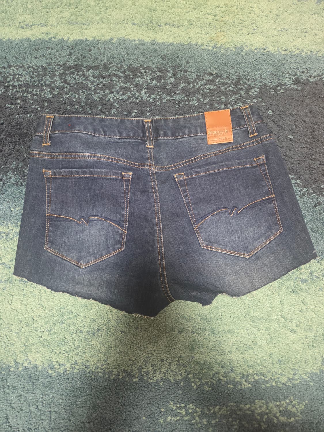 🐕  구매시 덤) 노브랜드 커스텀 찢핫팬츠 데님 상품이미지3