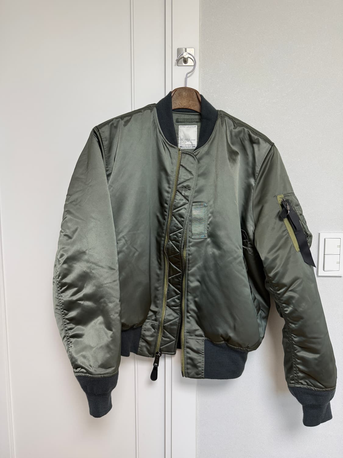 알파인더스트리 1960s MA-1 필드그레이 L사이즈 상품이미지2