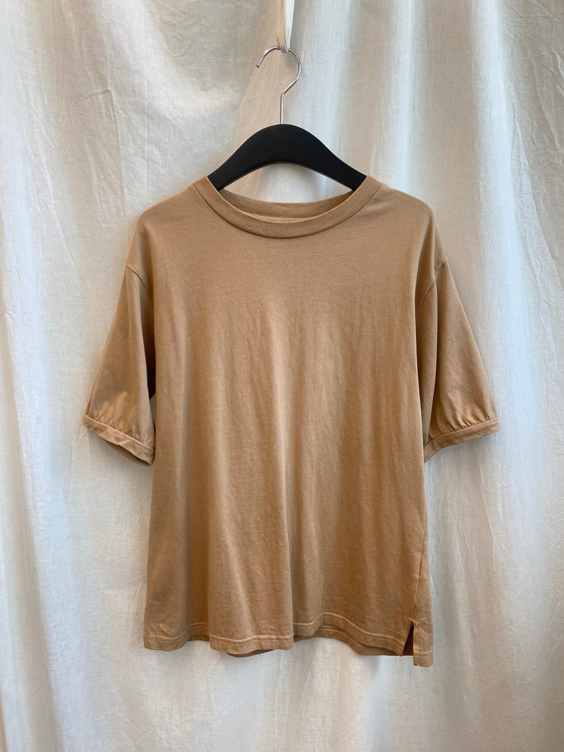 LOWRYS FARM 베이지 반팔티셔츠(M) 상품이미지1