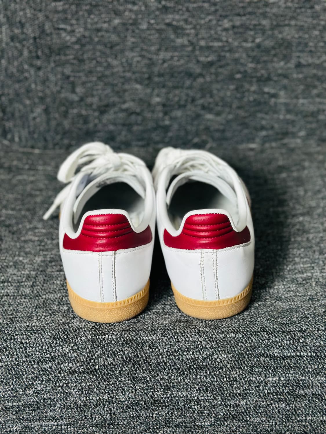 아디다스 삼바 OG 흰/버건디 270 상품이미지3