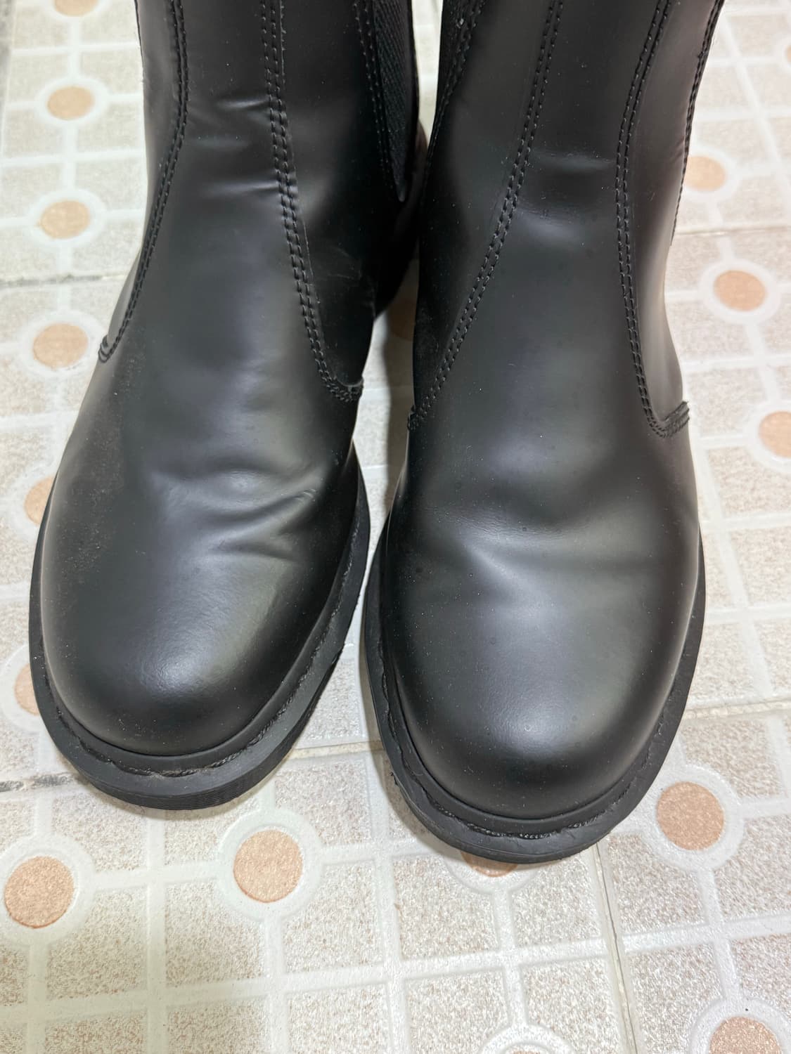 [270]닥터마틴 2976 모노 스무스 레더 첼시 부츠 블랙 상품이미지2